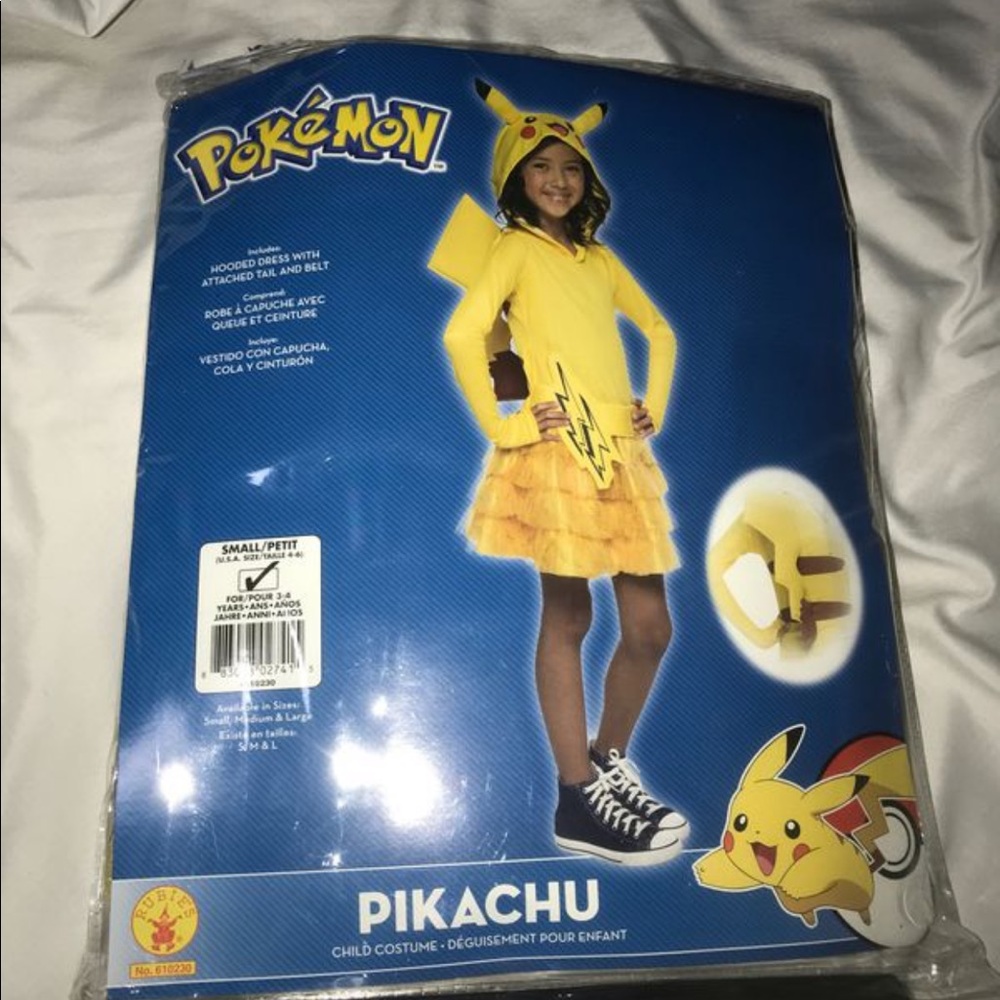 Little girl pikachu costume